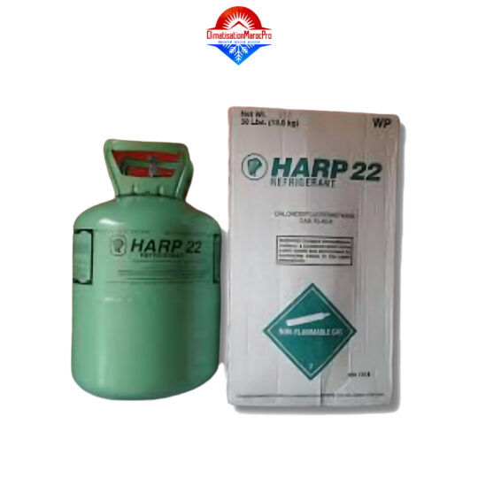 Bouteille de gaz Harp R22 – fluide pour systèmes frigorifiques anciens, livraison gratuite au Maroc avec garantie